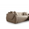 Flore Sectional in Taupe-side angle