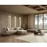 Flore Sectional in Taupe-Lifestyle 2 - Flore Sectional in Taupe-Lifestyle 2