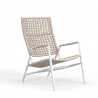 Sunset West Bahia Highback Accent Chair - Front Side Angle