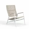 Sunset West Bahia Highback Accent Chair - Front Side Angle - Sunset West Bahia Highback Accent Chair - Front Side Angle