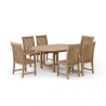 Anderson Teak Chicago 7-Piece Oval Extension Dining Set-1 - Anderson Teak Chicago 7-Piece Oval Extension Dining Set-1