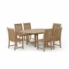 Anderson Teak Chicago 7-Piece Oval Extension Dining Set-1 - Anderson Teak Chicago 7-Piece Oval Extension Dining Set-1