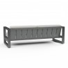 Redondo Sofa in Cast Silver, No Welt - Back Side Angle