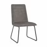 Sunpan Huxley Dining Chair in Dawn Grey - Front Side Angle - Sunpan Huxley Dining Chair in Dawn Grey - Front Side Angle