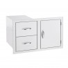 Summerset Grills 42" 2-Drawer and Access Door Combo