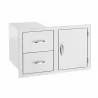 Summerset Grills 42" 2-Drawer and Access Door Combo - Summerset Grills 42" 2-Drawer and Access Door Combo