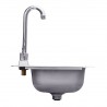 Summerset Grills 15x15" Stainless Steel Drop-in Sink And Hot/Cold Faucet - Side