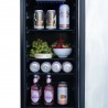 Summerset Grills 15 Outdoor Rated Fridge With Stainless Door - Front with Contents