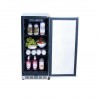Summerset Grills 15 Outdoor Rated Fridge With Stainless Door - Front and Opened