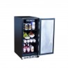 Summerset Grills 15 Outdoor Rated Fridge With Stainless Door - Angled and OpenedSummerset Grills 15 Outdoor Rated Fridge With Stainless Door - 