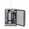 Summerset Grills 6.6c Deluxe Outdoor Rated Kegerator - No Tap with Door Opened - Summerset Grills 6.6c Deluxe Outdoor Rated Kegerator - No Tap with Door Opened