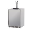  Summerset Grills 6.6c Deluxe Outdoor Rated Double Tap Kegerator - Angled View