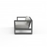 Redondo Sofa in Cast Silver, No Welt - Side Angle
