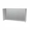 Summerset Grills 36 Stainless Steel Wind Guard - Angled - Summerset Grills 36 Stainless Steel Wind Guard - Angled