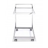 Sandra Side Table/Bar Cart - Front
