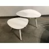 Whiteline Modern Living Rowan Indoor / Outdoor Side Table - Whiteline Modern Living Rowan Indoor / Outdoor Side Table