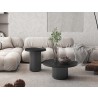Heidi Side Table in Dark Gray-Lifestyle