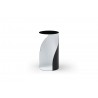 Whiteline Modern Living Willie Side Table In Black Powder-Coated Metal - Front