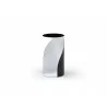Whiteline Modern Living Willie Side Table In Black Powder-Coated Metal - Front - Whiteline Modern Living Willie Side Table In Black Powder-Coated Metal - Front