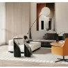 Whiteline Modern Living Willie Side Table In Black Powder-Coated Metal - Lifestyle - Whiteline Modern Living Willie Side Table In Black Powder-Coated Metal - Lifestyle