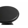 Whiteline Modern Living Ayla Side Table In Black Metal Structure - Tabletop Angle - Whiteline Modern Living Ayla Side Table In Black Metal Structure - Tabletop Angle