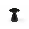 Whiteline Modern Living Ayla Side Table In Black Metal Structure - Top Angled - Whiteline Modern Living Ayla Side Table In Black Metal Structure - Top Angled