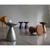 Whiteline Modern Living Ayla Side Table In Navy Blue Metal Structure - Lifestyle - Whiteline Modern Living Ayla Side Table In Navy Blue Metal Structure - Lifestyle