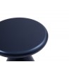 Whiteline Modern Living Ayla Side Table In Navy Blue Metal Structure - Tabletop Detail