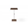 Whiteline Modern Living Karley Side Table In Bronze Brushed Metal - Front