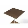Whiteline Modern Living Karley Side Table In Bronze Brushed Metal - Tabletop Close-up - Whiteline Modern Living Karley Side Table In Bronze Brushed Metal - Tabletop Close-up