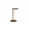 Whiteline Modern Living Nala Large Side Tables in Bronze Metal Top and Base - Front - Whiteline Modern Living Nala Large Side Tables in Bronze Metal Top and Base - Front