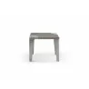 Elena Side Table in Light Gray- full view 1 - Elena Side Table in Light Gray- full view 1