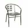 H&D Seating All Aluminum Patio Dining Armchair - H&D Seating All Aluminum Patio Dining Armchair