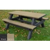 Polly Products Standard Picnic Table ADA Compliant 2 ends  - Polly Products Standard Picnic Table ADA Compliant 2 ends 