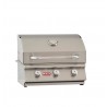 Bull BBQ 24" Steer Drop In Grill LP/NG - 3 Burner - Angled View