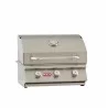 Bull BBQ 24" Steer Drop In Grill LP/NG - 3 Burner - Angled View - Bull BBQ 24" Steer Drop In Grill LP/NG - 3 Burner - Angled View