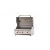 Bull BBQ 24" Steer Drop In Grill LP/NG - 3 Burner - Opened Angled View