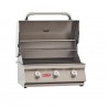 Bull BBQ 24" Steer Drop In Grill LP/NG - 3 Burner - Opened Angled View