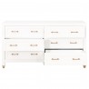 Essentials For Living Stella 6-Drawer Double Dresser - Front with Opened Drawer