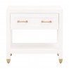 Essentials For Living Stella 1-Drawer Nightstand - Front