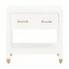 Essentials For Living Stella 1-Drawer Nightstand - Front Angle - Essentials For Living Stella 1-Drawer Nightstand - Front Angle