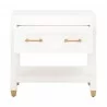 Essentials For Living Stella 1-Drawer Nightstand - Front with Opened Drawer - Essentials For Living Stella 1-Drawer Nightstand - Front with Opened Drawer