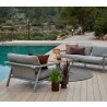 Cane-Line Sticks Lounge Chair Taupe, aluminium