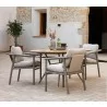 Cane-Line Sticks Armchair with Round Table Set - Cane-Line Sticks Armchair with Round Table Set
