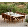 Cane-Line Sticks Dining Table Base Armchair Set