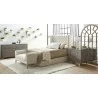 Strand Shagreen 3-Drawer Nightstand in Gray Shagreen - Lifestyle - Strand Shagreen 3-Drawer Nightstand in Gray Shagreen - Lifestyle