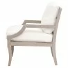 Essentials For Living Stratton Club Chair in Performance Boucle Snow - Side - Essentials For Living Stratton Club Chair in Performance Boucle Snow - Side
