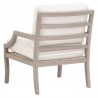 Essentials For Living Stratton Club Chair - Performance Boucle Snow, Natural Gray Beech - Back Side Angle