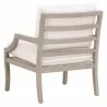 Essentials For Living Stratton Club Chair - Performance Boucle Snow, Natural Gray Beech - Back Side Angle - Essentials For Living Stratton Club Chair - Performance Boucle Snow, Natural Gray Beech - Back Side Angle