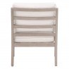 Essentials For Living Stratton Club Chair - Performance Boucle Snow, Natural Gray Beech - Back Angle